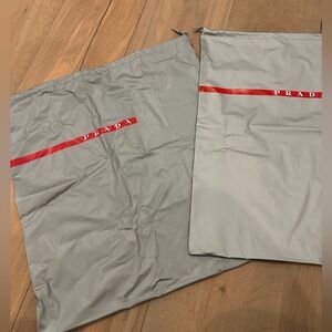 2 Prada shoe / accessory bags
Set